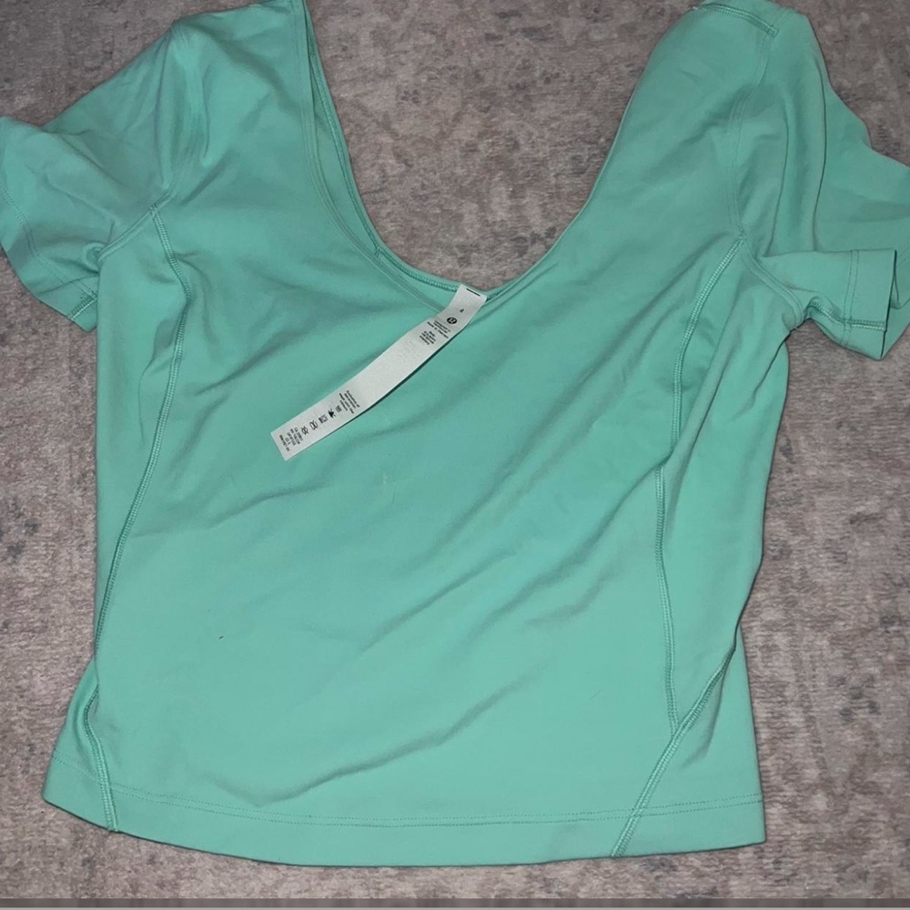 lululemon Mint Green Short Sleeve Top